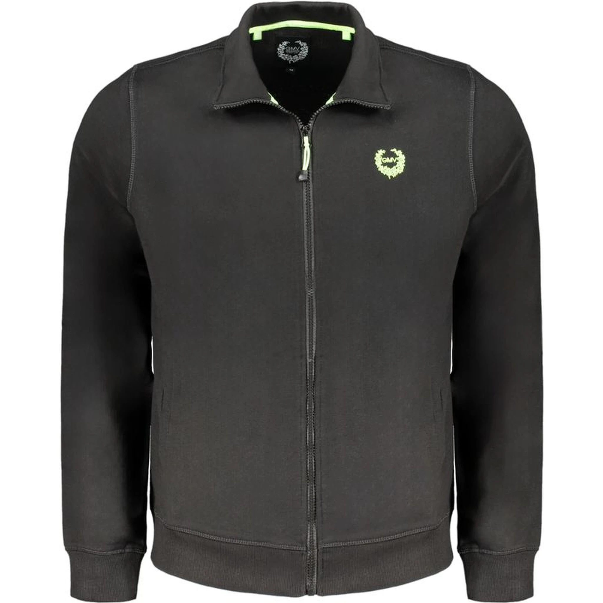 Black Cotton Men's Sweatshirt