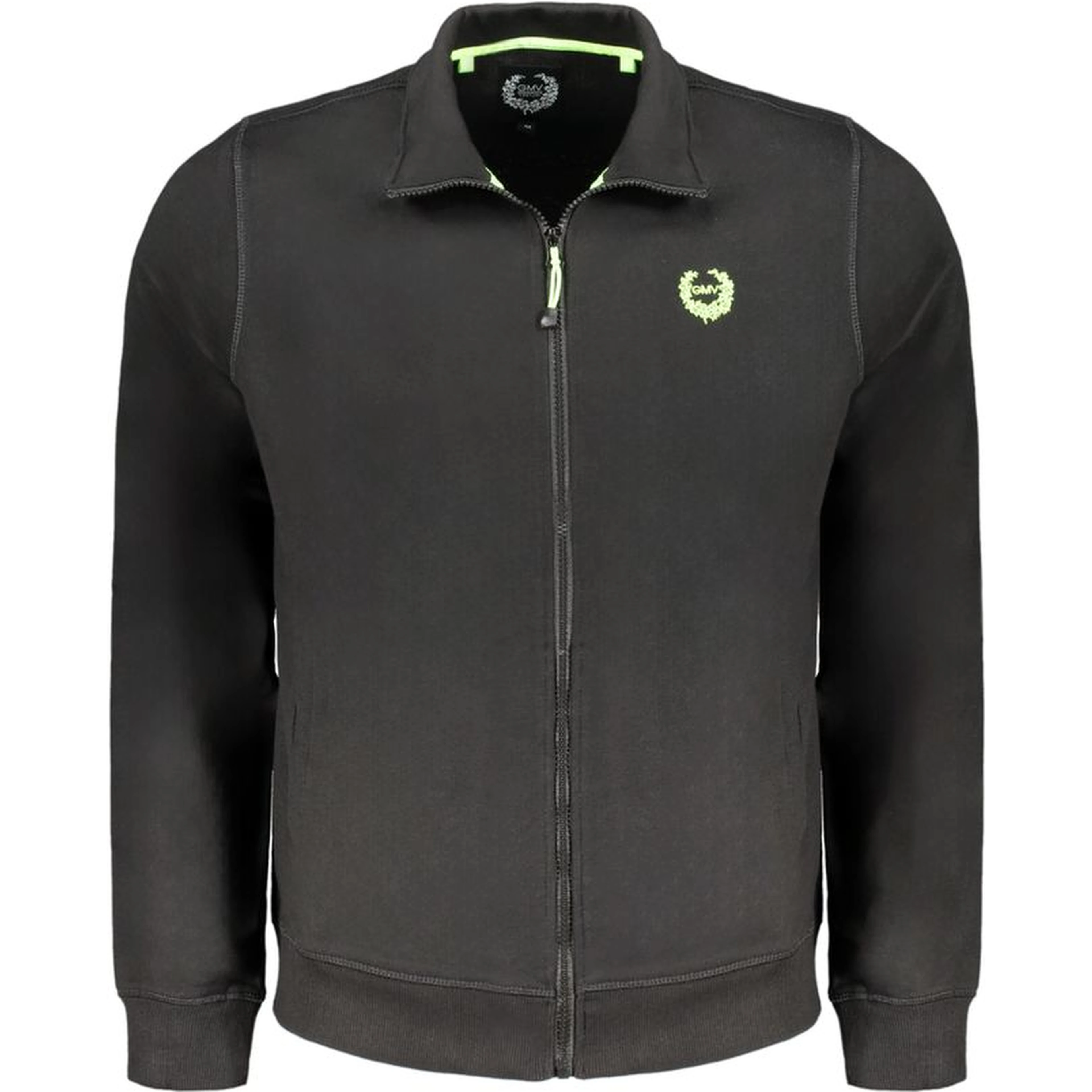 Black Cotton Men's Sweatshirt
