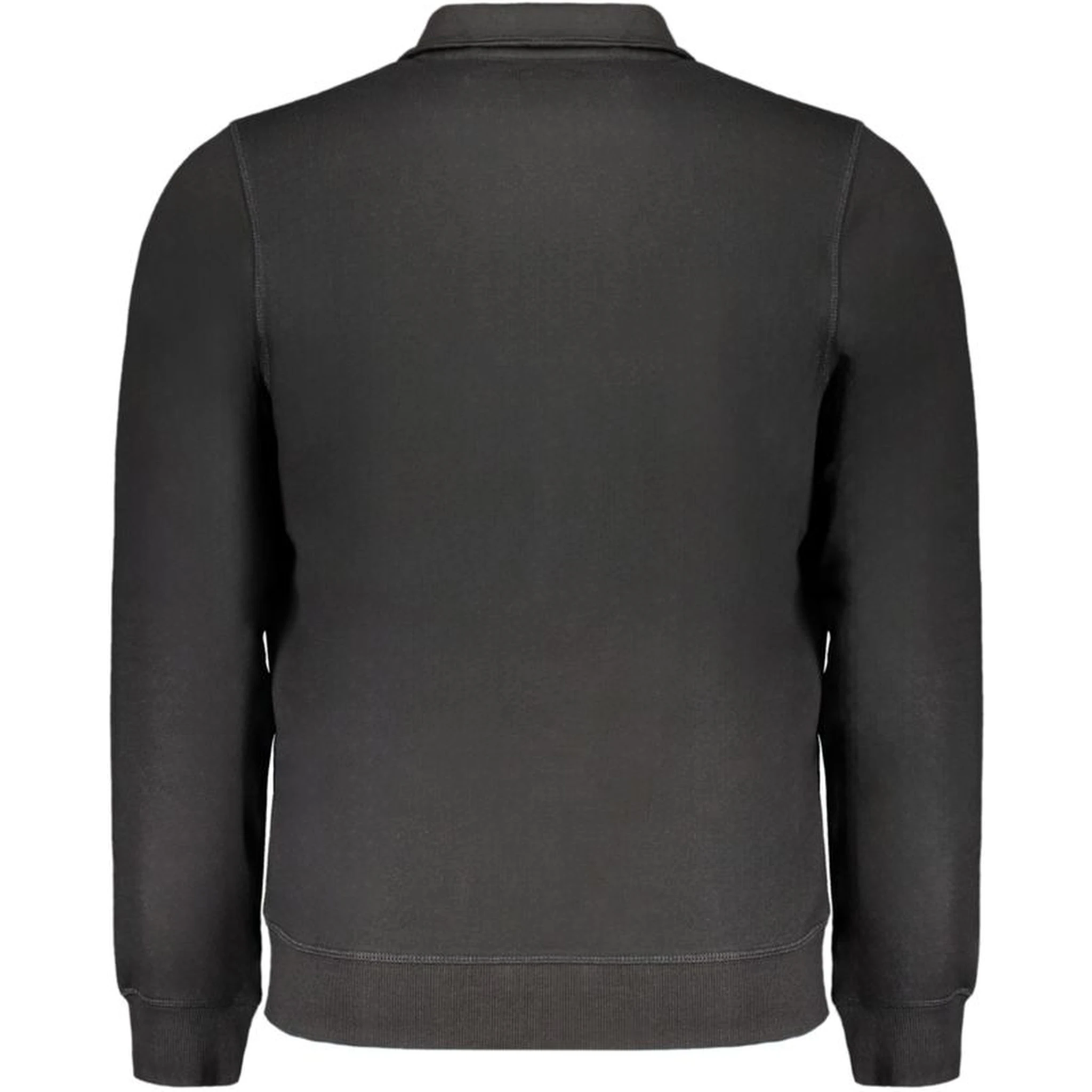 Black Cotton Men's Sweatshirt