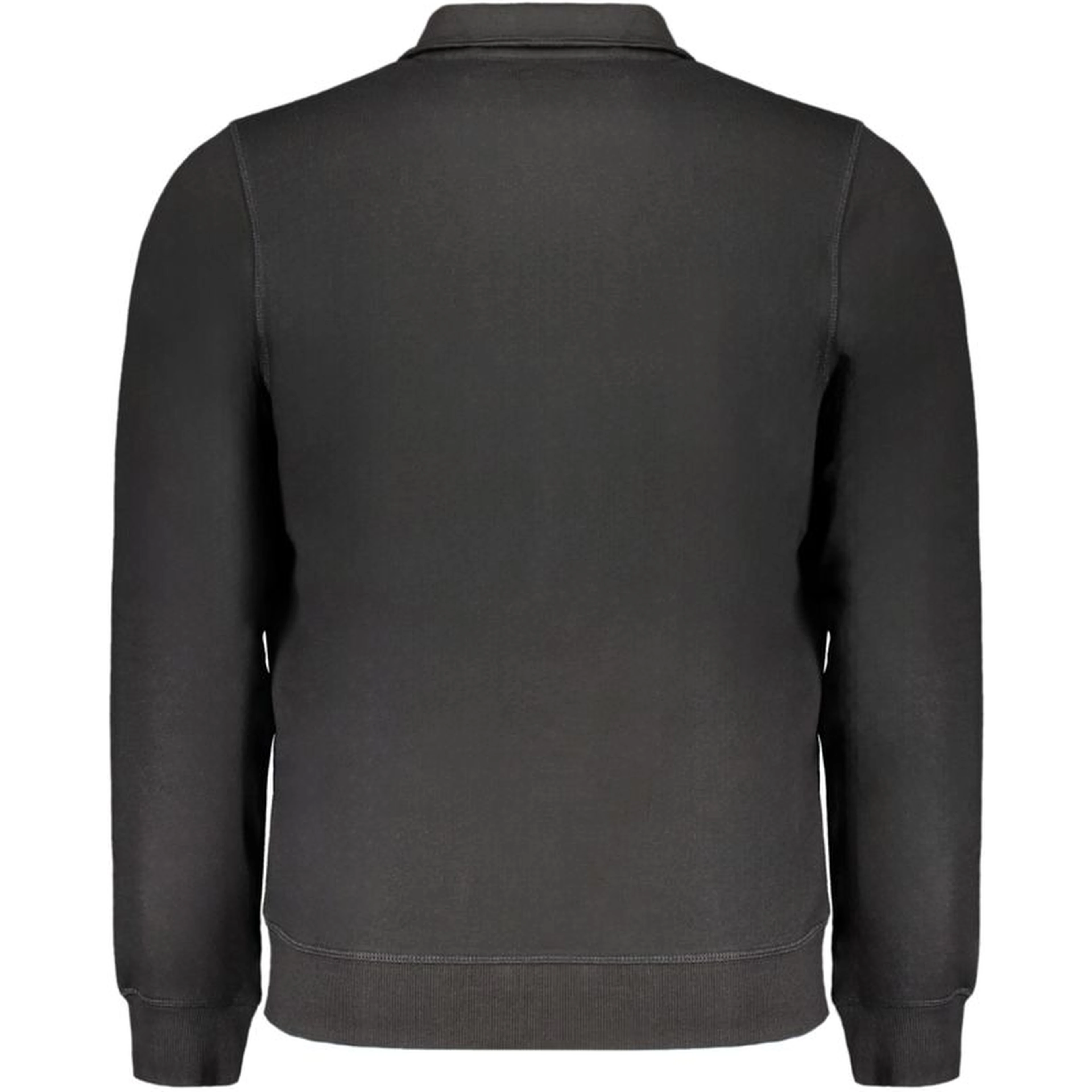 Black Cotton Men's Sweatshirt