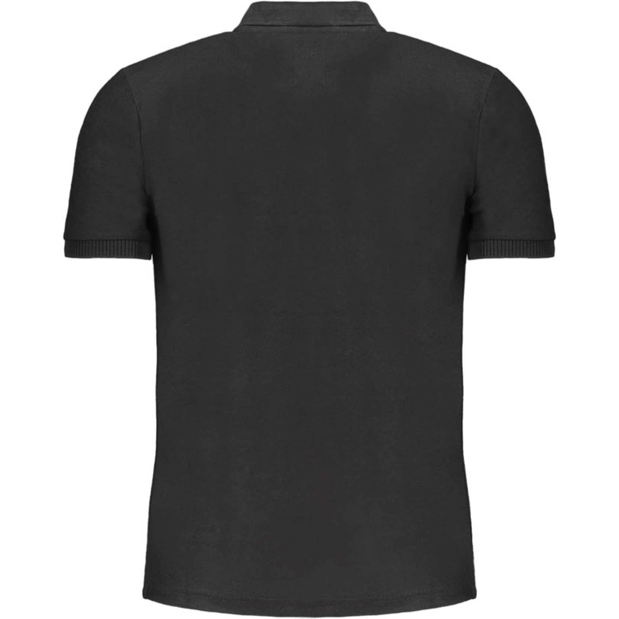 Black Cotton Polo Shirt