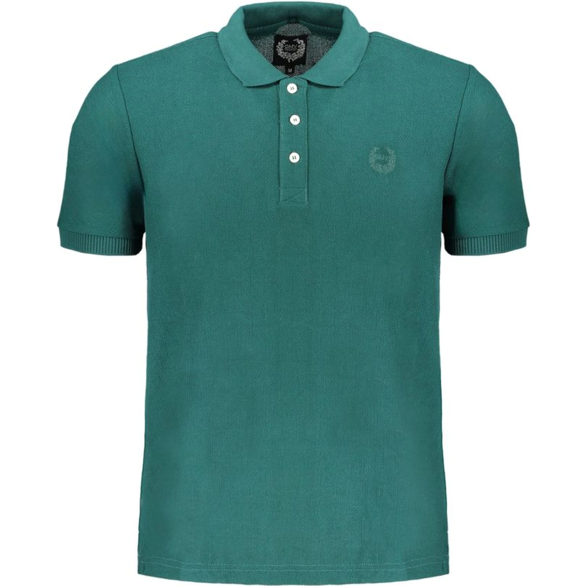 Green Cotton Polo Shirt