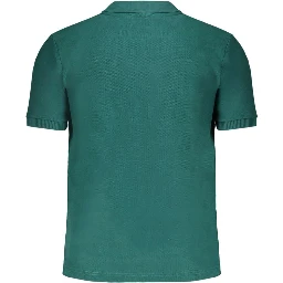 Green Cotton Polo Shirt