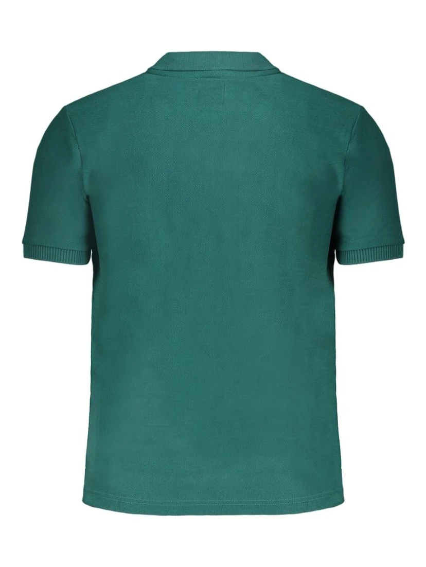 Green Cotton Polo Shirt