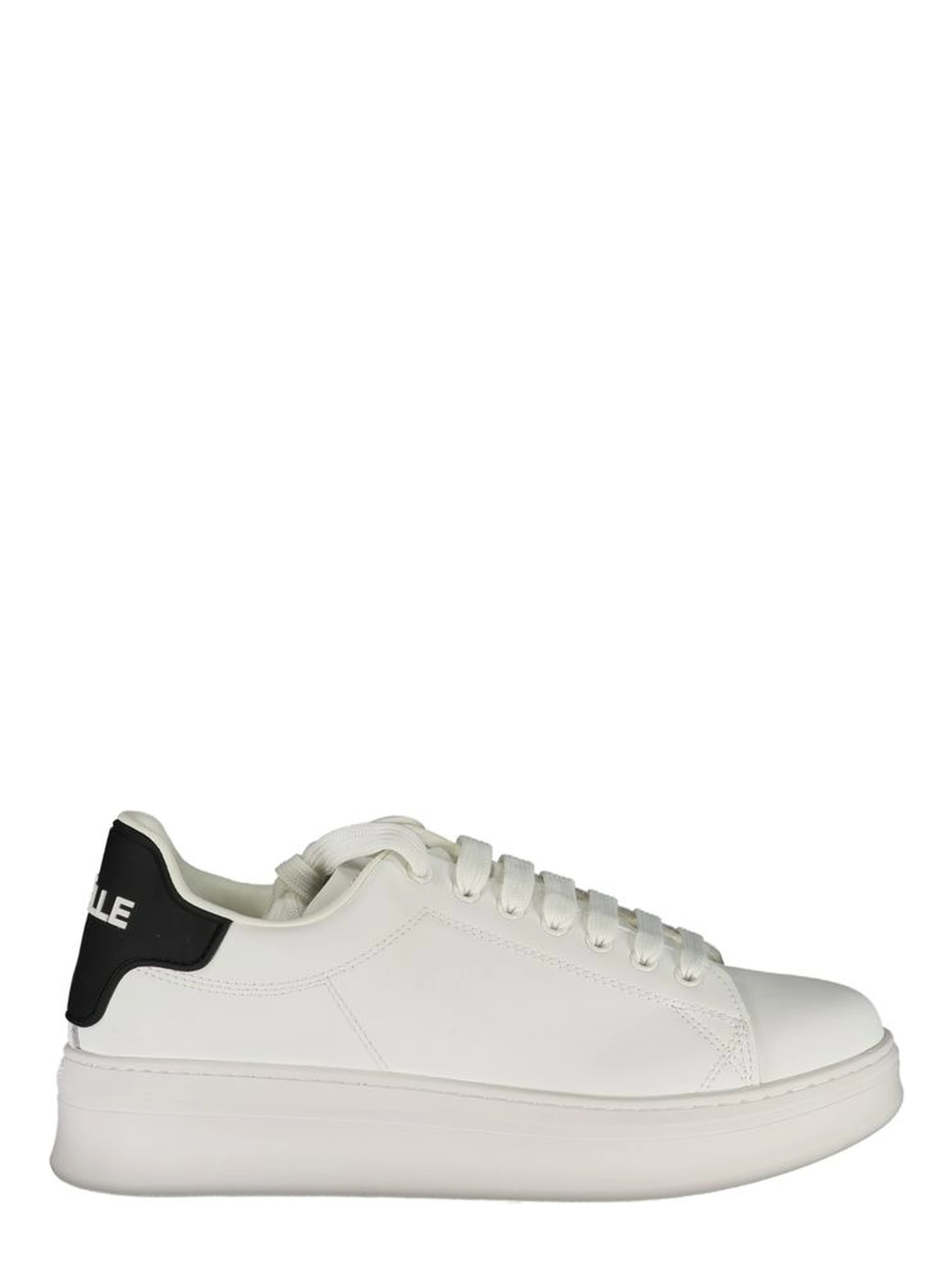 White Polyurethane Men Sneaker