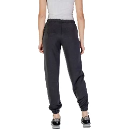 Black Polyester Joggers (Workout Pants)