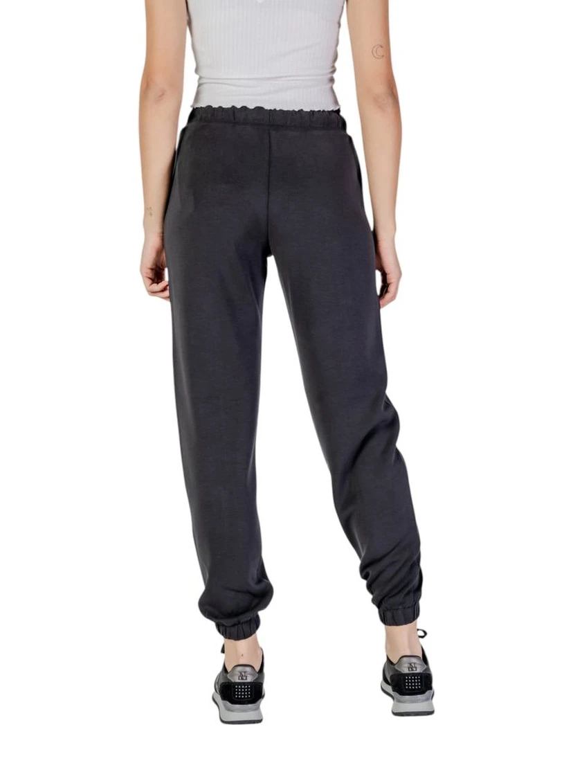 Black Polyester Joggers (Workout Pants)
