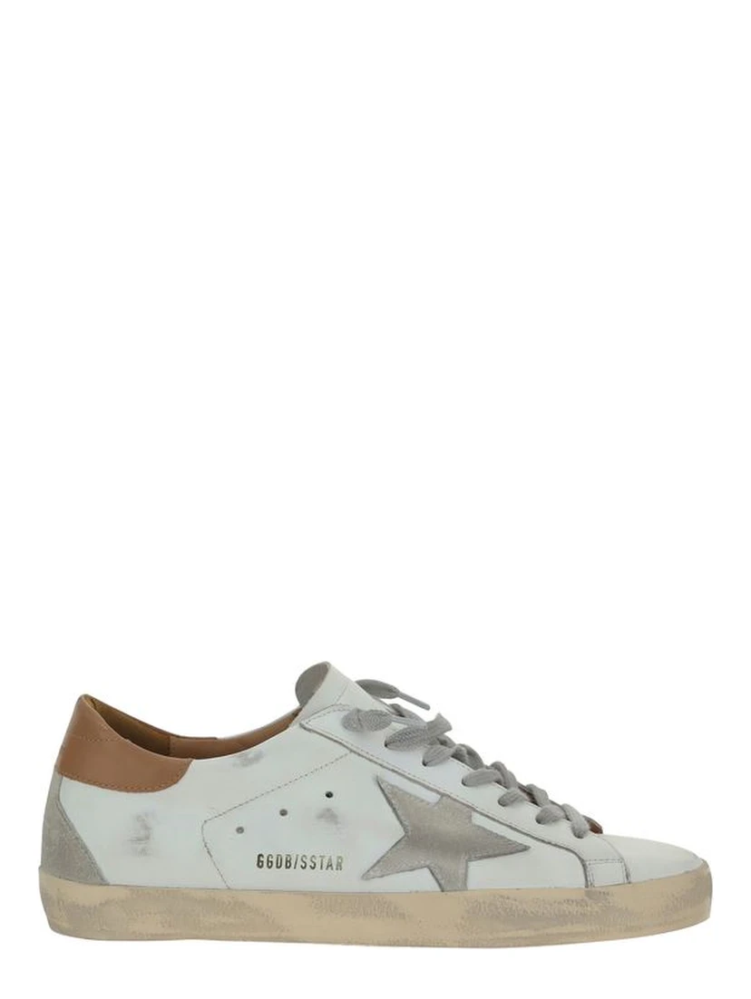 White Leather Superstar Sneakers