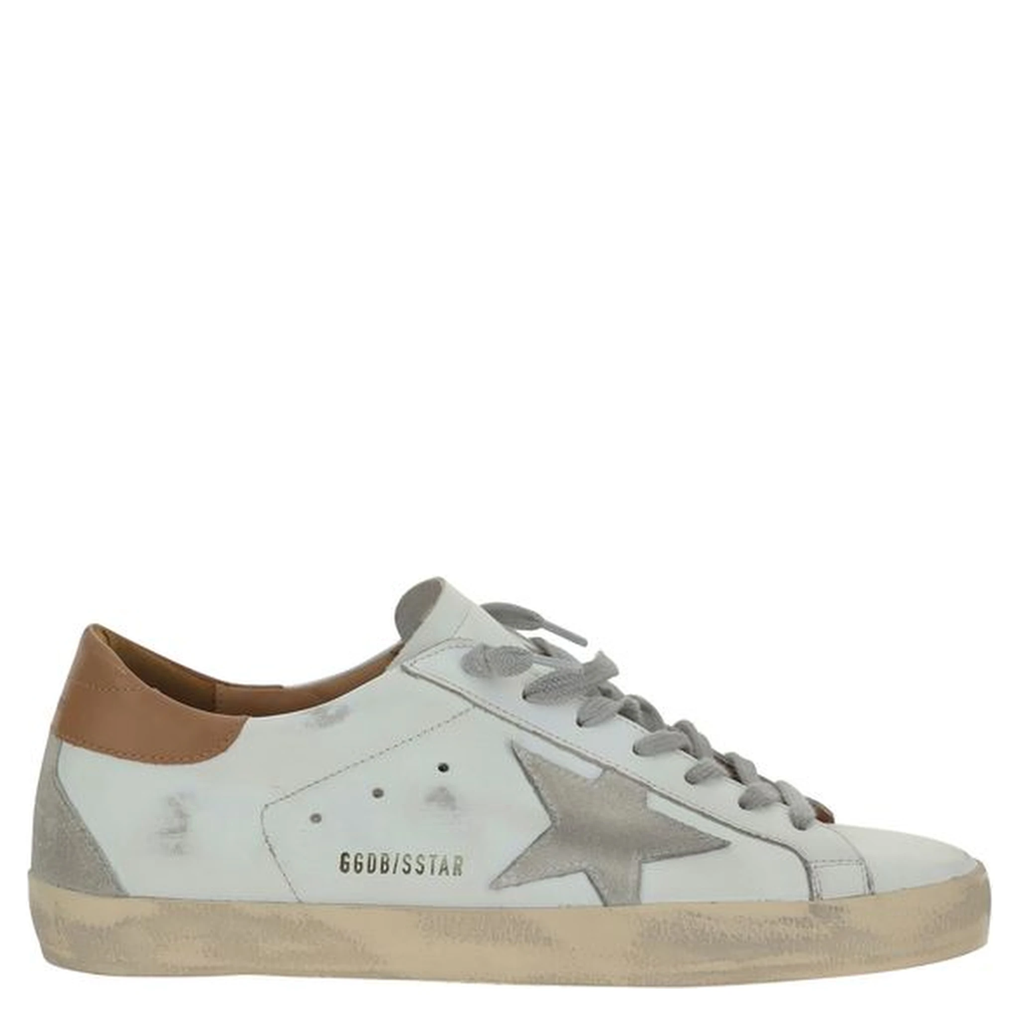 White Leather Superstar Sneakers