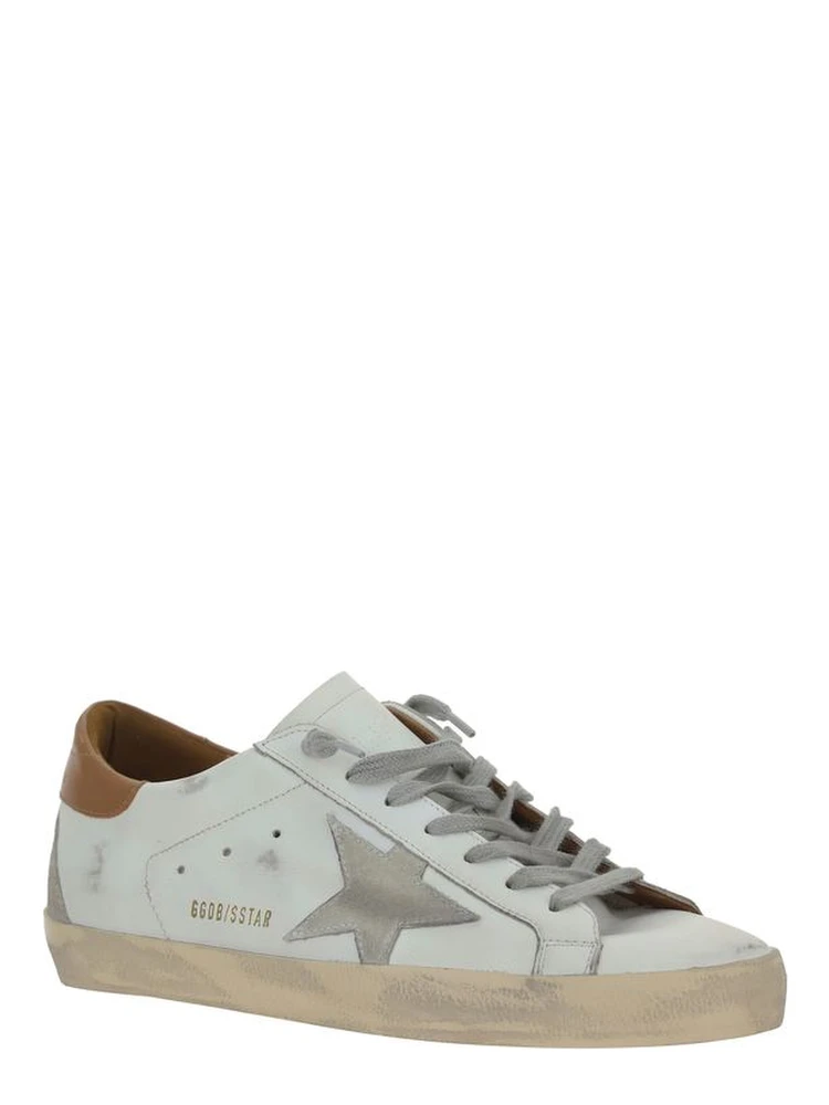 White Leather Superstar Sneakers alternative