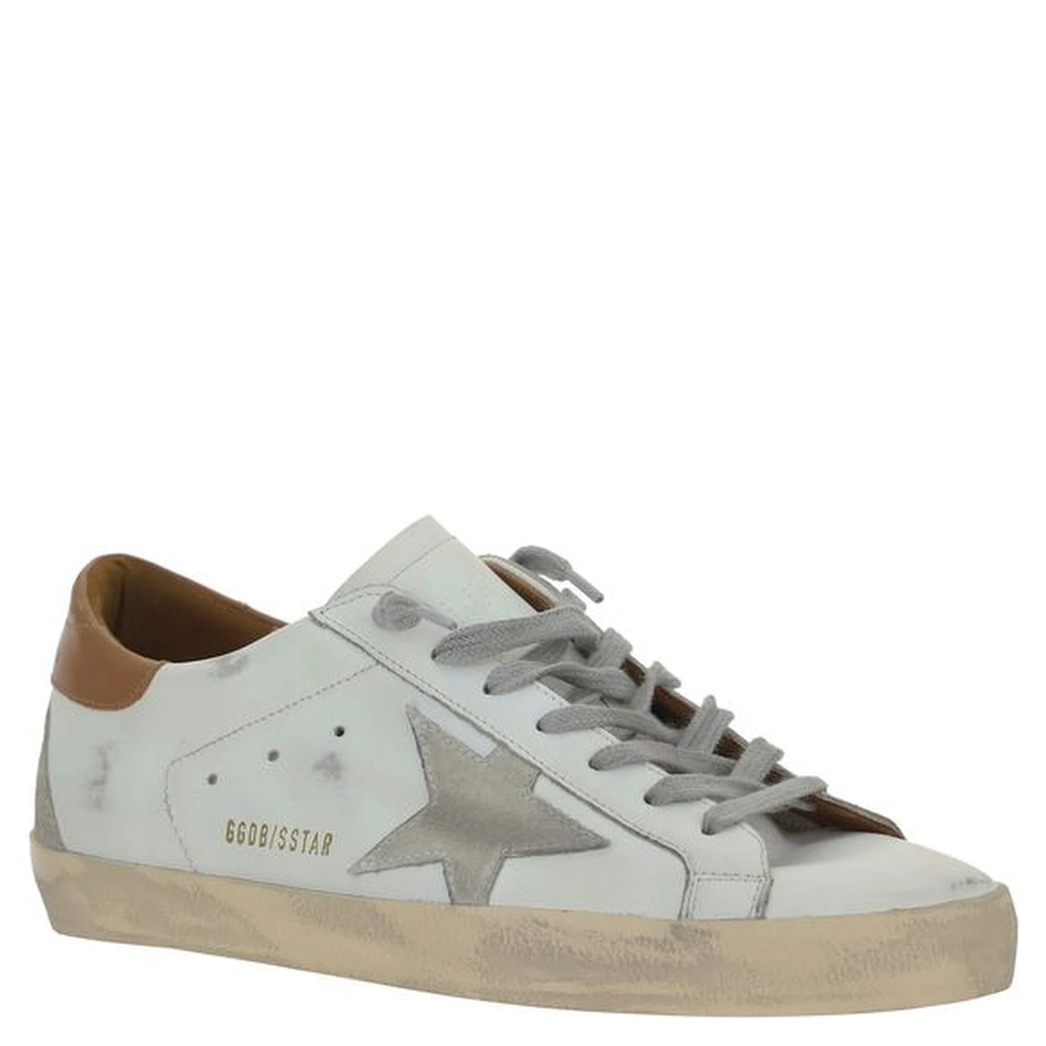 White Leather Superstar Sneakers