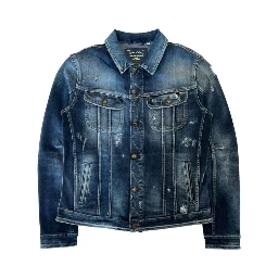 Blue Cotton Men's Denim Jacket