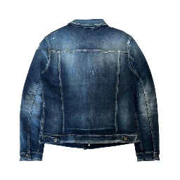 Blue Cotton Men's Denim Jacket