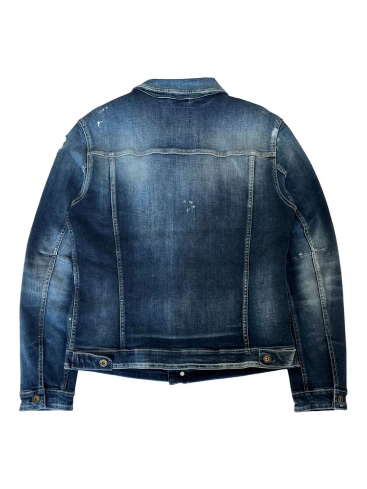 Blue Cotton Men's Denim Jacket alternative