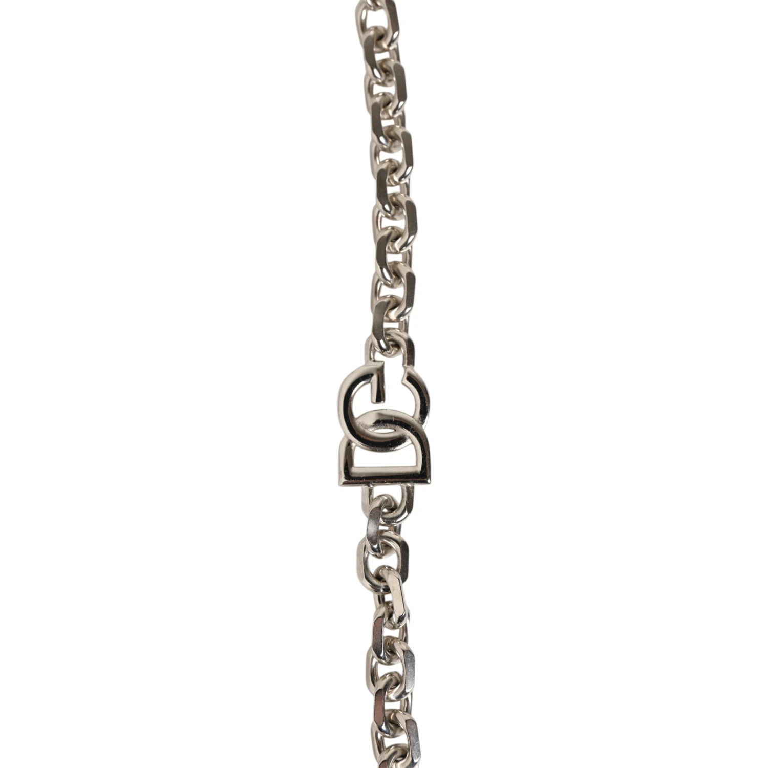 Black Leather Pearl Chain Bag Accessory Shoulder Strap