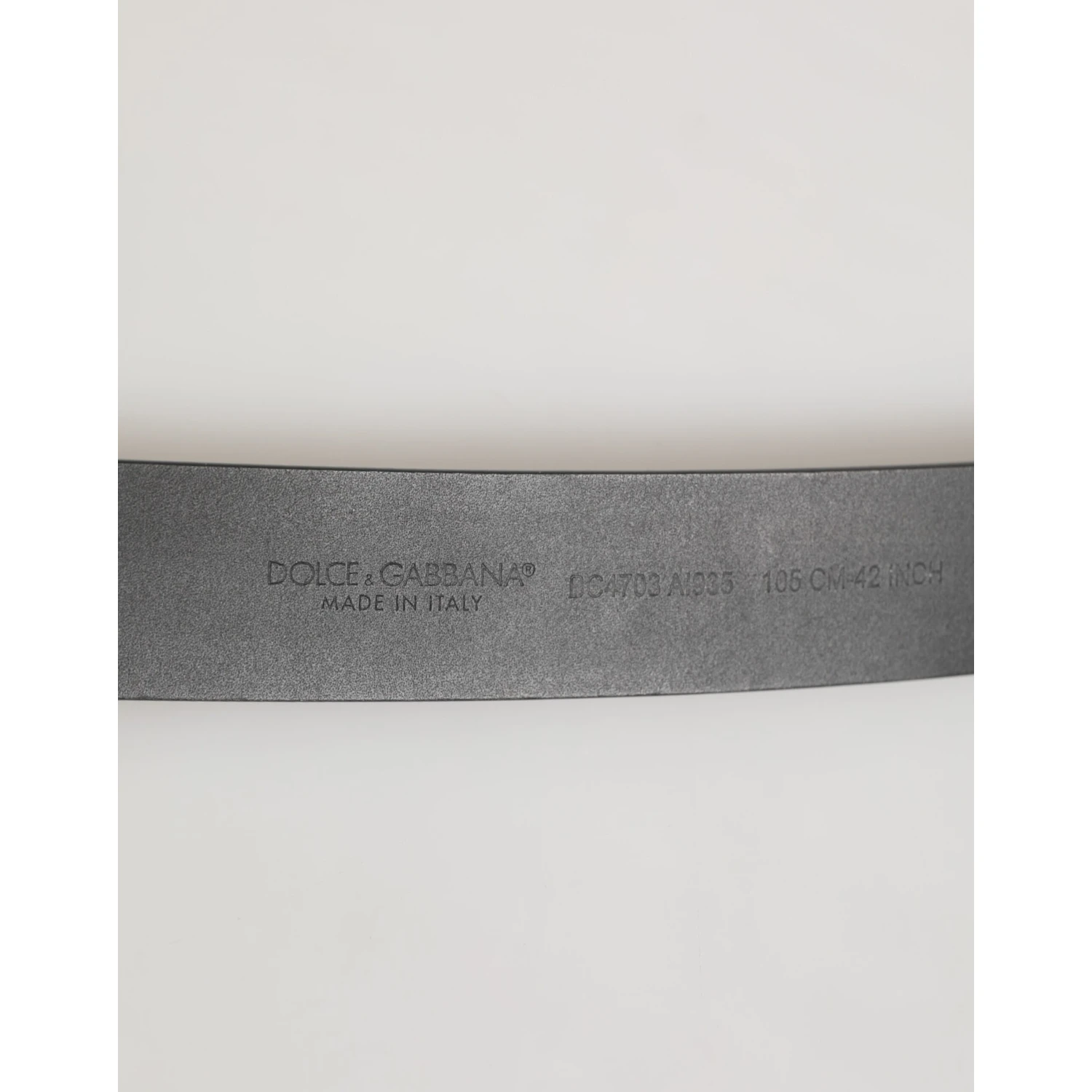 Black Leather Classic Metal Buckle Men Belt