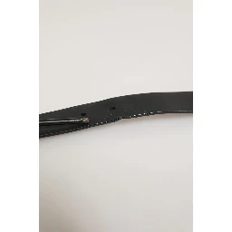Black Leather Classic Metal Buckle Men Belt