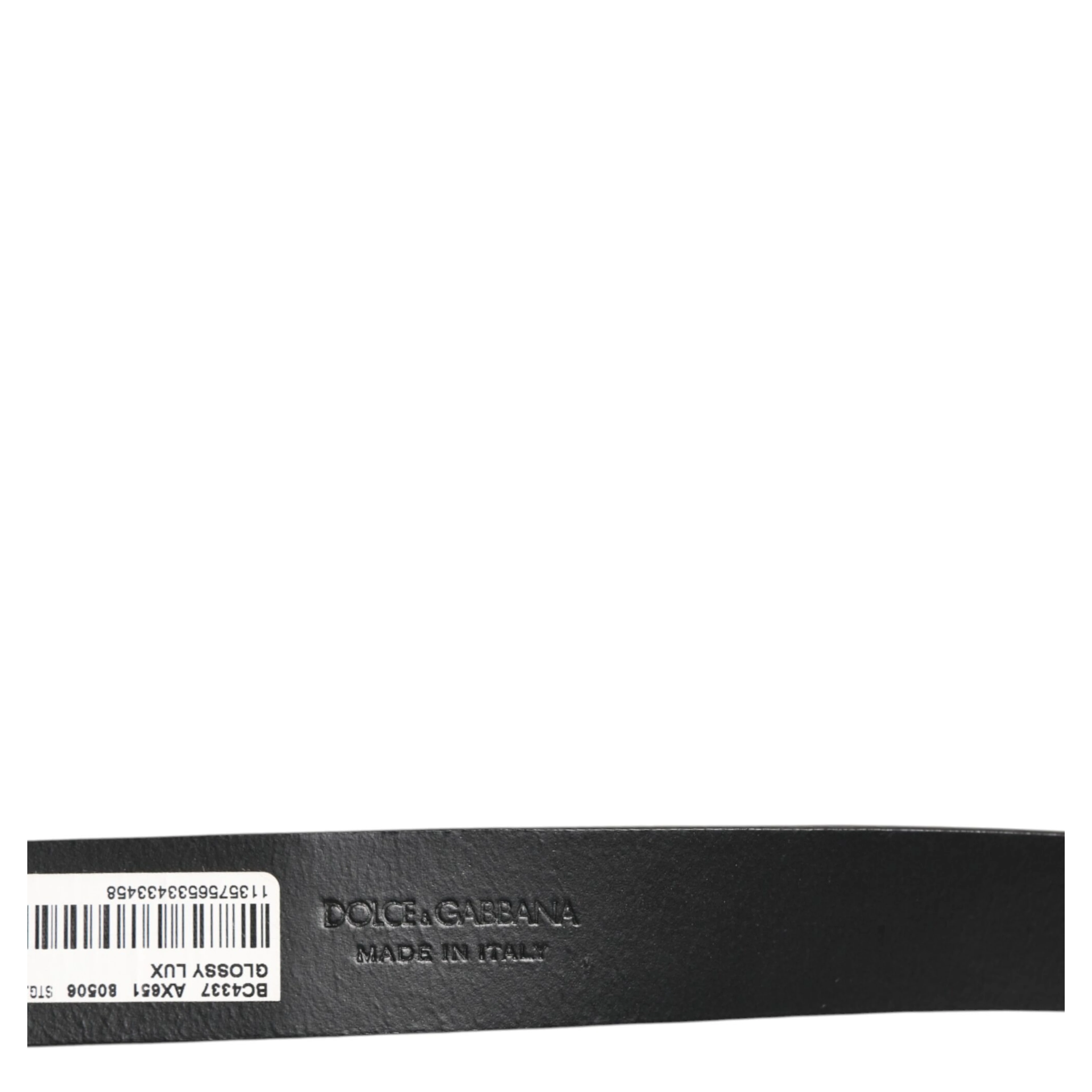 Brown Glossy Leather Classic Metal Buckle Belt