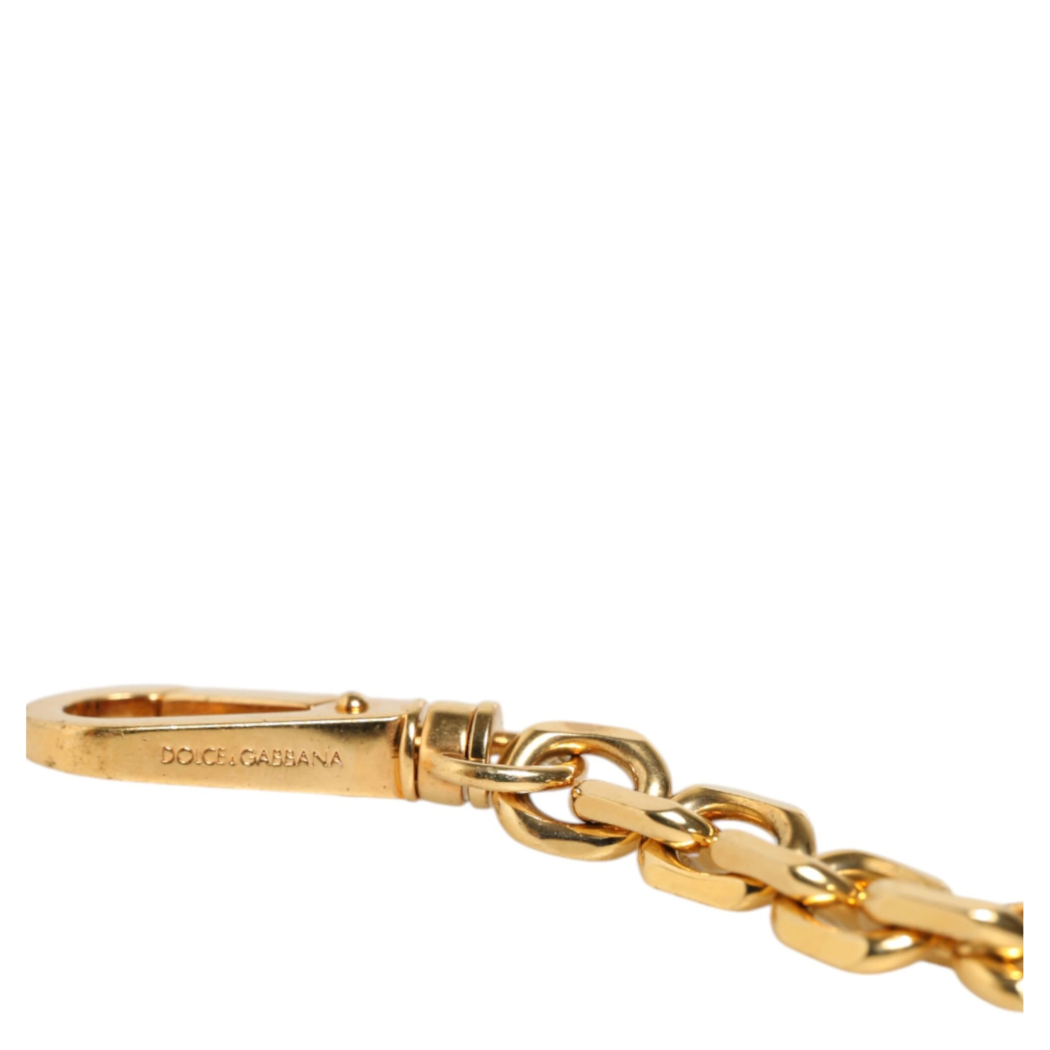 Black Leather Gold Chain Bag Accessory Shoulder Strap