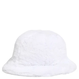 White Modacrylic Fur Bucket Men Capello Hat