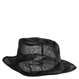 Black Silk Mesh Bucket Men Fisherman Cap Hat