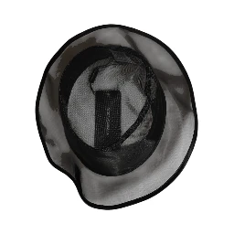 Black Silk Mesh Bucket Men Fisherman Cap Hat