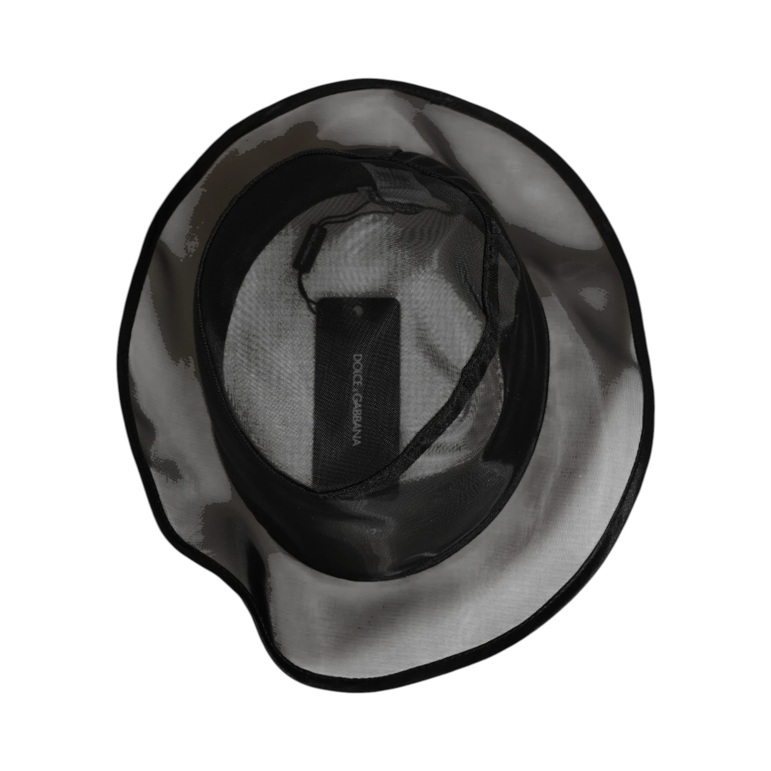 Black Silk Mesh Bucket Men Fisherman Cap Hat