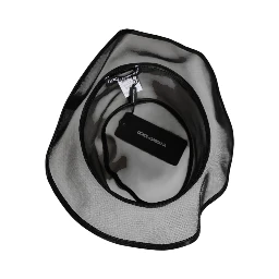 Black Silk Mesh Bucket Men Fisherman Cap Hat
