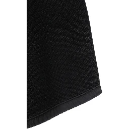 Black Lace Stole Knitted DG Logo Men One Size  Scarf