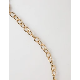 Gold Crystal Clock Pendant Statement Jewelry Necklace