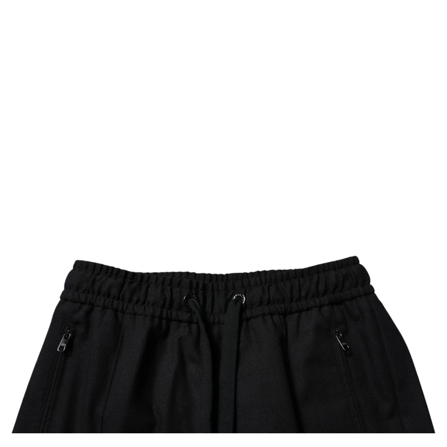 Black Wool Skinny Jogger Men Trouser Pants