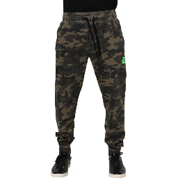 Multicolor Camouflage Cotton Men Jogger Pants
