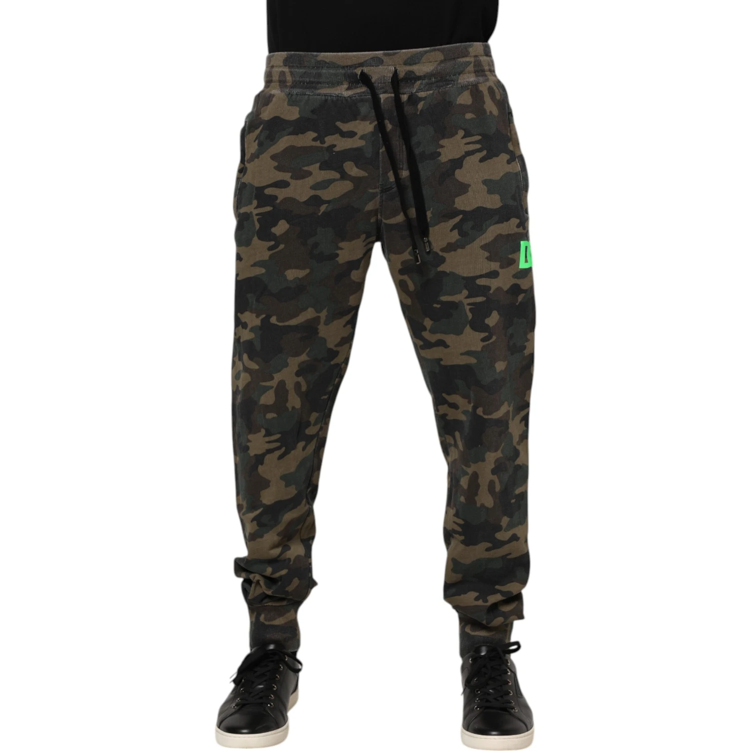 Multicolor Camouflage Cotton Men Jogger Pants