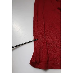 Maroon Cotton Crew Neck Short Sleeves T-Shirt