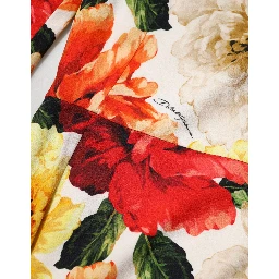 Multicolor Floral Print Viscose Sheath Dress
