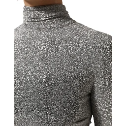 Gray Nylon Bodycon Sheath Long Sleeves Dress
