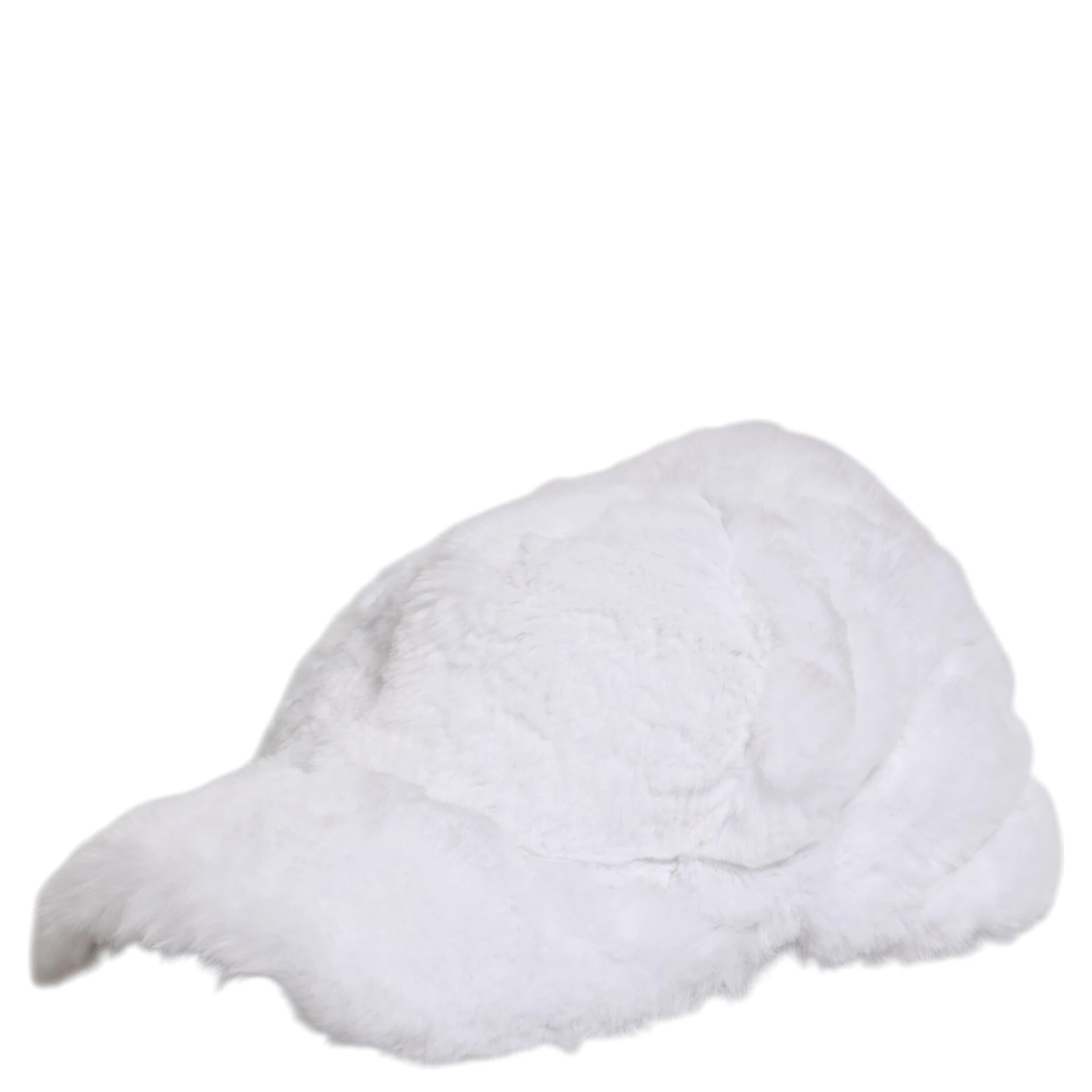White Modacrylic Rapper Men Baseball Capello Hat