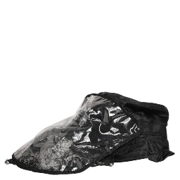 Black PVC Wide Brim Men Bucket Capello Hat
