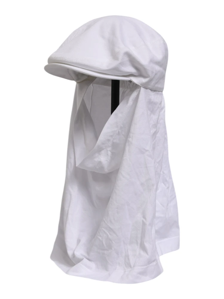 White Cotton DG Logo Plaque Baseball Balaclava Hat alternative