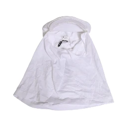 White Cotton DG Logo Plaque Baseball Balaclava Hat