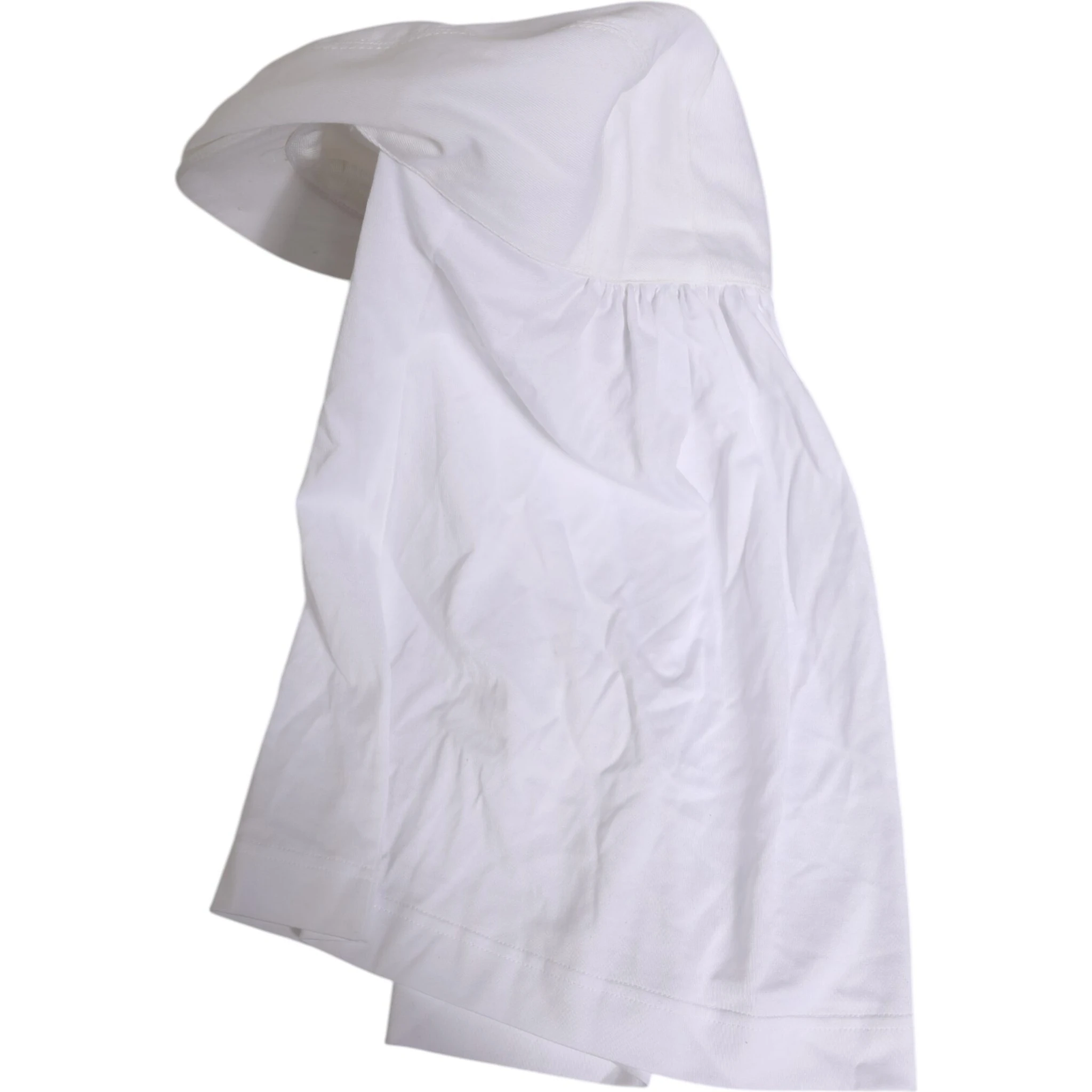 White Cotton DG Logo Plaque Baseball Balaclava Hat