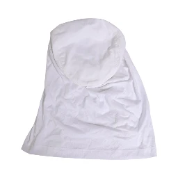 White Cotton DG Logo Plaque Baseball Balaclava Hat