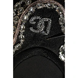 Black Necklace Crystal DG Logo Sweatshirt Sweater