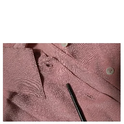 Pink Silk Collared Long Sleeves Blouse Top