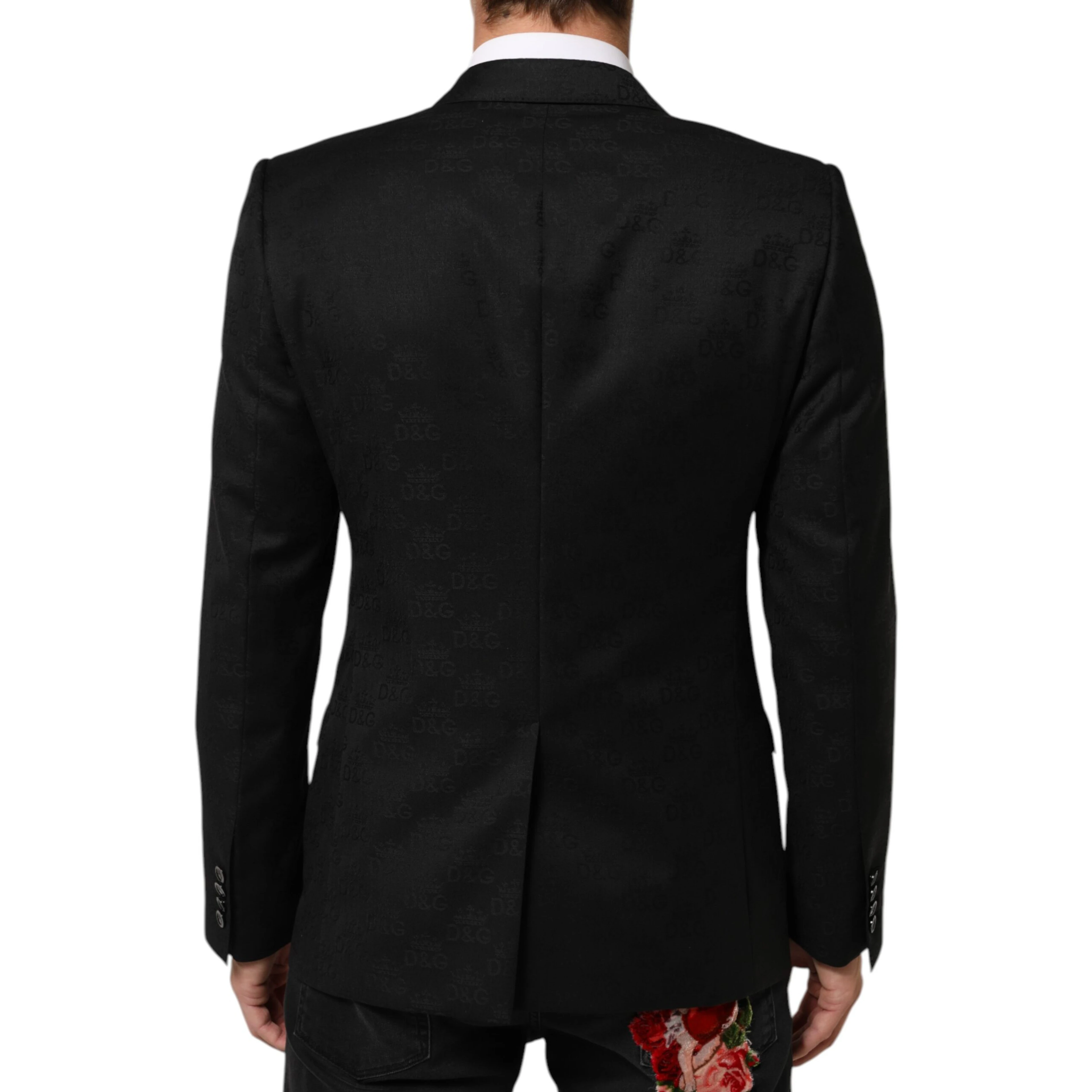 Black MARTINI 2 Buttons Suit Jacket Blazer