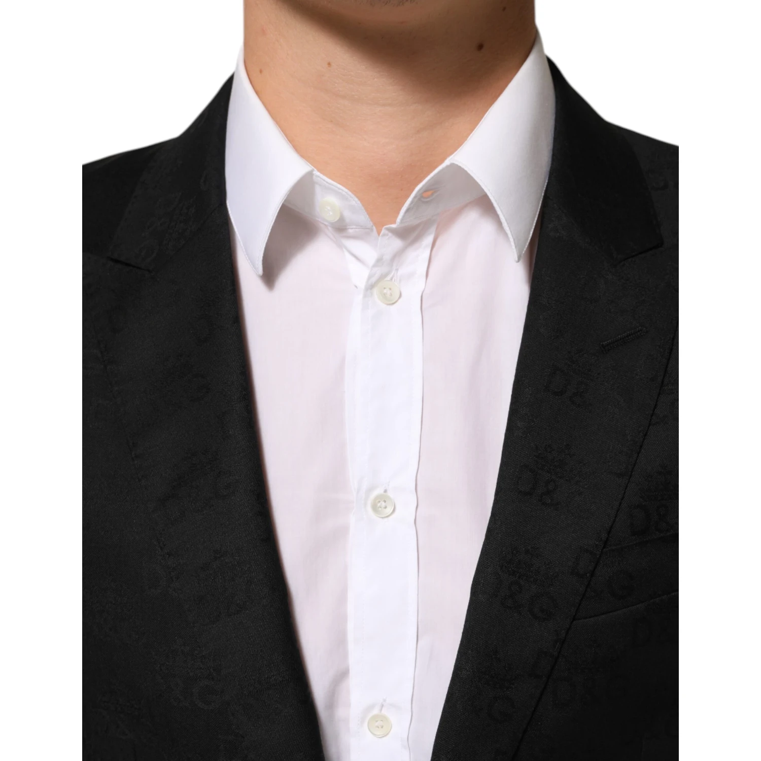 Black MARTINI 2 Buttons Suit Jacket Blazer