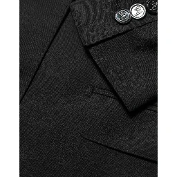 Black MARTINI 2 Buttons Suit Jacket Blazer