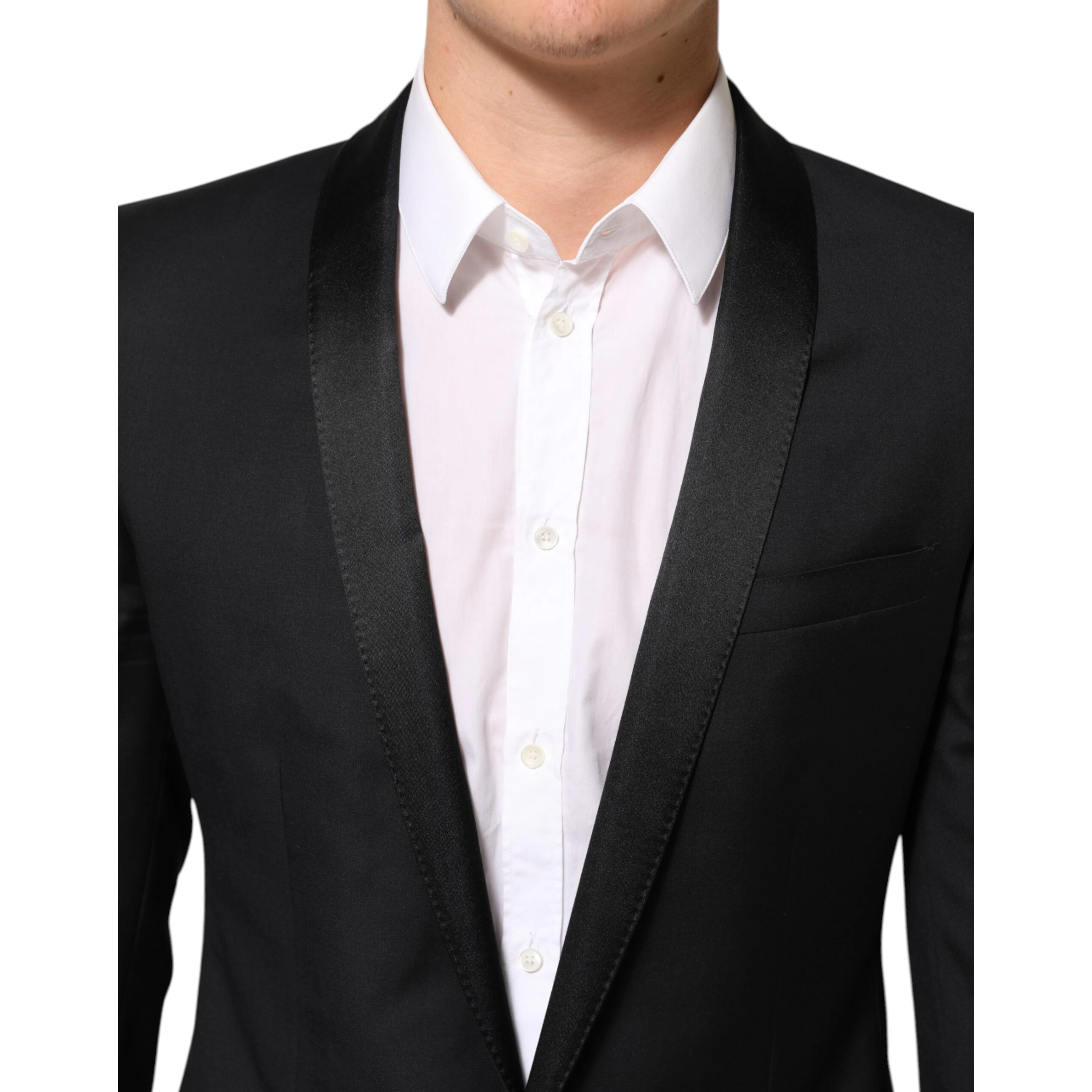Black GOLD 1 Button Suit Jacket Men Blazer