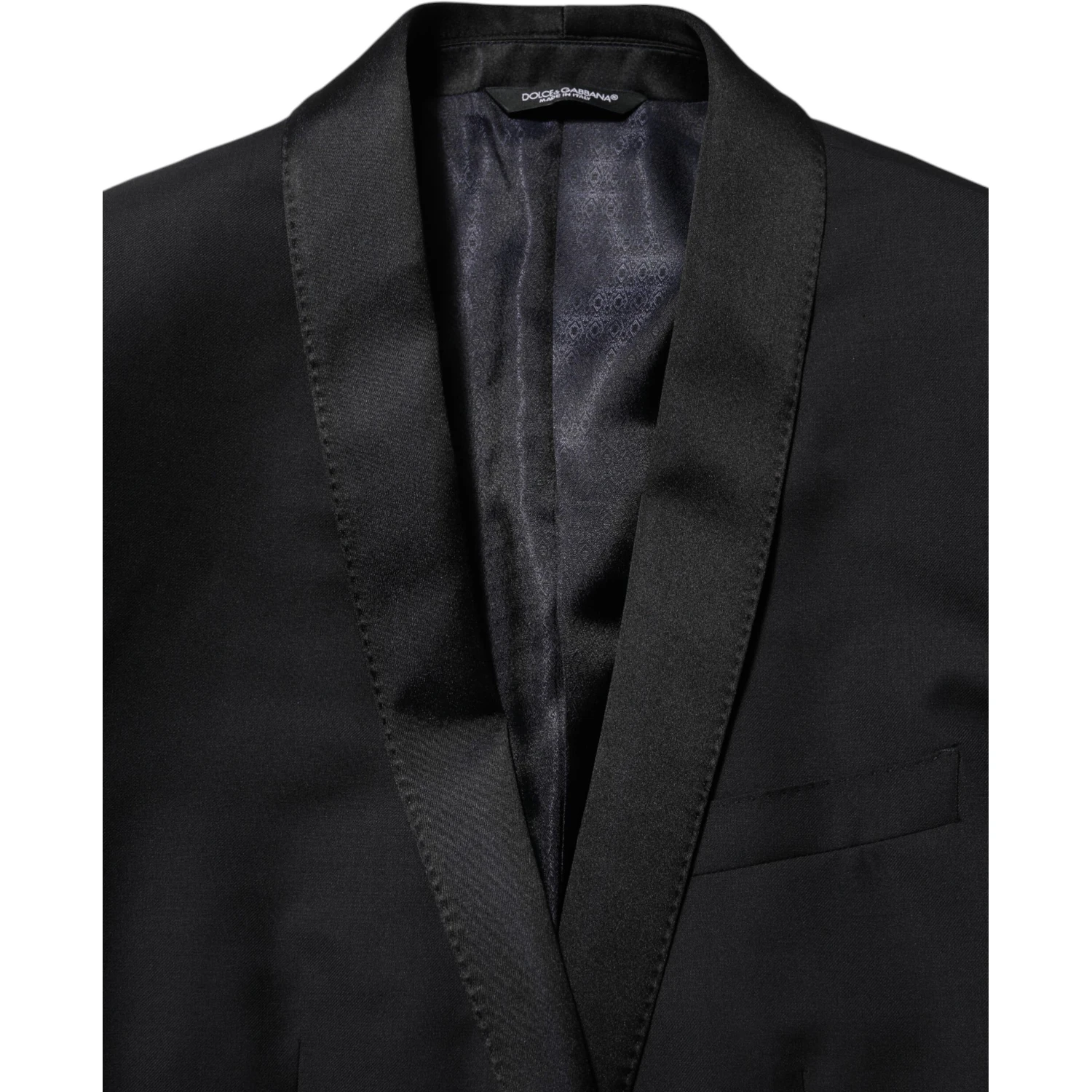 Black GOLD 1 Button Suit Jacket Men Blazer