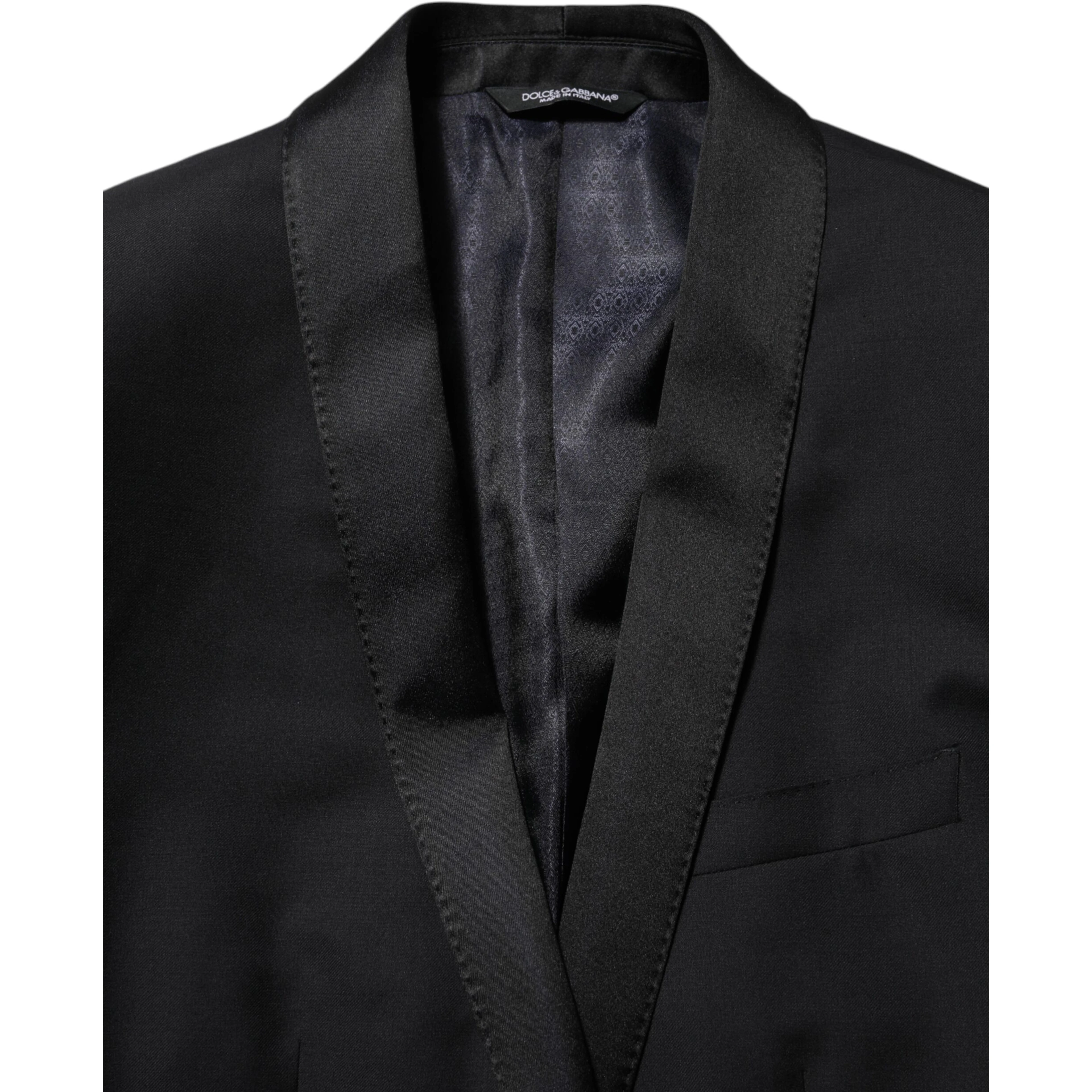 Black GOLD 1 Button Suit Jacket Men Blazer